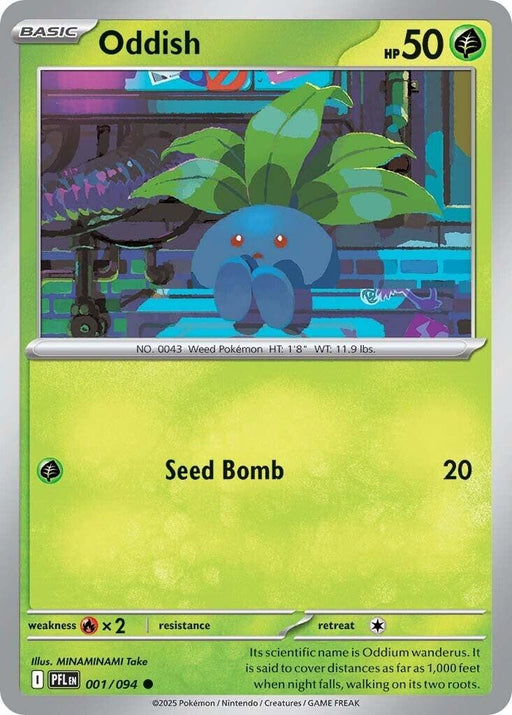 Image for Oddish (001/094) [ME02: Phantasmal Flames] - Pokemon
