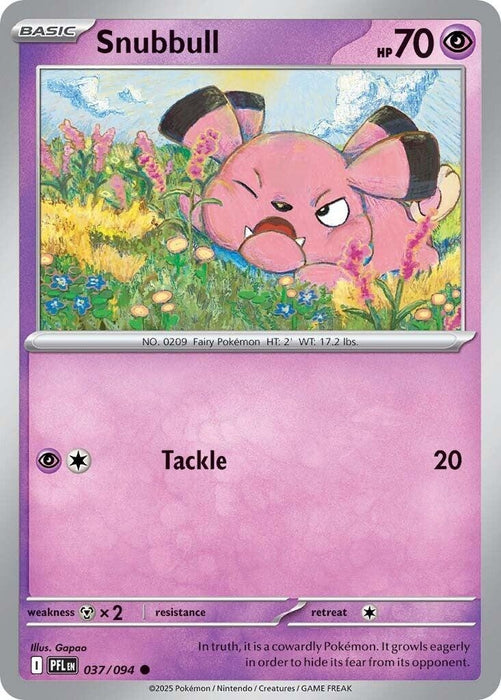 Image for Snubbull (037/094) (Reverse Holofoil) [ME02: Phantasmal Flames] - Pokemon