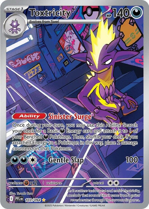 Image for Toxtricity (103/094) (Holofoil) [ME02: Phantasmal Flames] - Pokemon
