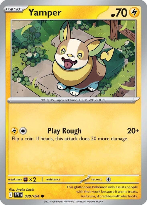 Image for Yamper (030/094) (Reverse Holofoil) [ME02: Phantasmal Flames] - Pokemon