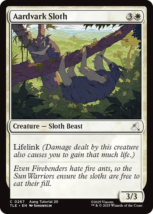 Image for Aardvark Sloth (0267) (267) [Avatar: The Last Airbender: Eternal-Legal] - Magic: The Gathering