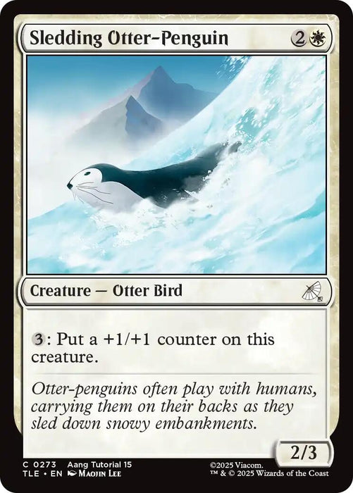 Image for Sledding Otter-Penguin (0273) (273) [Avatar: The Last Airbender: Eternal-Legal] - Magic: The Gathering