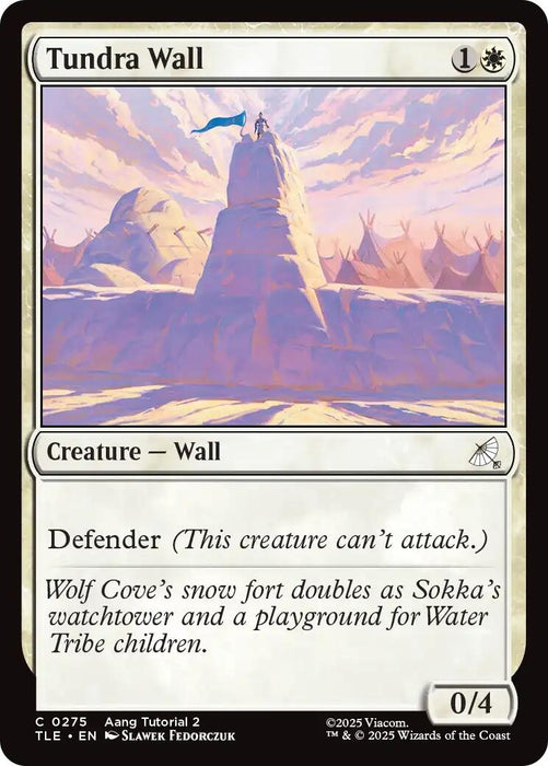 Image for Tundra Wall (0275) (275) [Avatar: The Last Airbender: Eternal-Legal] - Magic: The Gathering