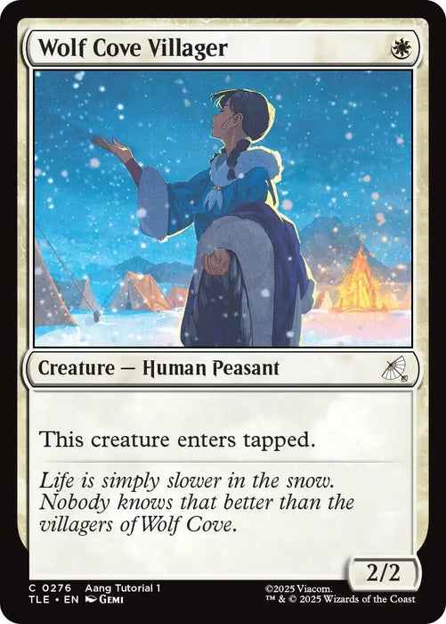 Image for Wolf Cove Villager (0276) (276) [Avatar: The Last Airbender: Eternal-Legal] - Magic: The Gathering