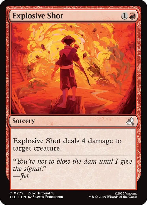 Image for Explosive Shot (0279) (279) [Avatar: The Last Airbender: Eternal-Legal] - Magic: The Gathering
