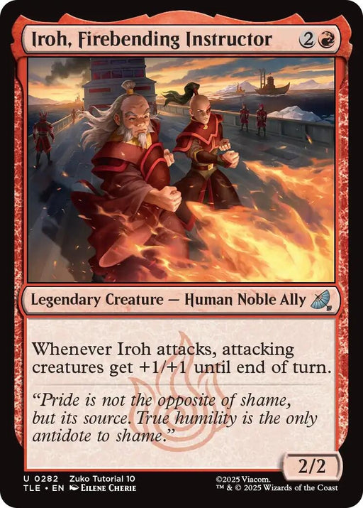 Image for Iroh, Firebending Instructor (0282) (282) [Avatar: The Last Airbender: Eternal-Legal] - Magic: The Gathering