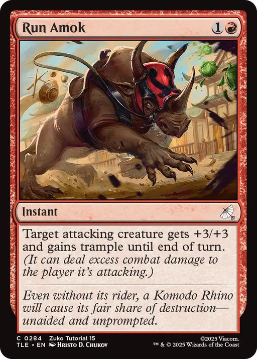 Image for Run Amok (0284) (284) [Avatar: The Last Airbender: Eternal-Legal] - Magic: The Gathering