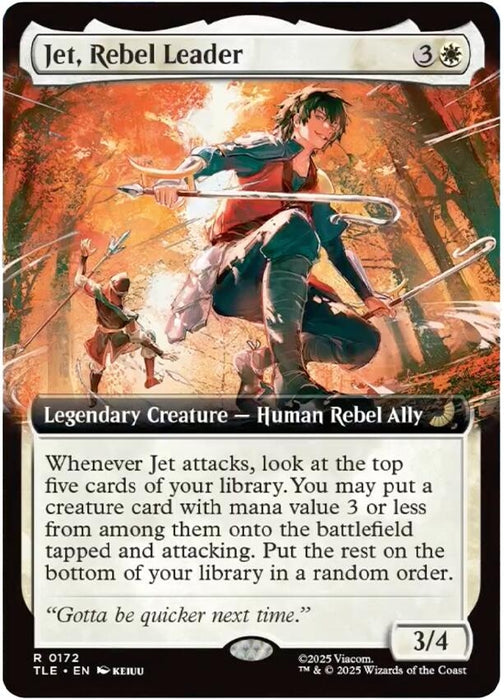 Image for Jet, Rebel Leader (Extended Art) (172) [Avatar: The Last Airbender: Eternal-Legal] - Magic: The Gathering
