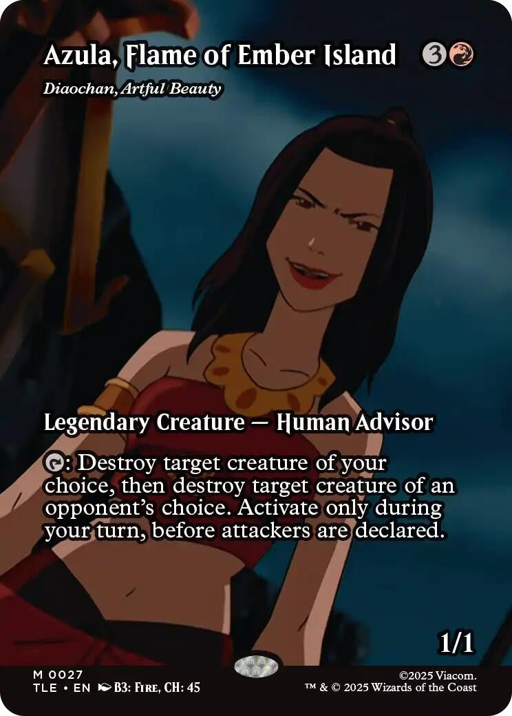 Azula, Flame of Ember Island - Diaochan, Artful Beauty (Borderless) (2 ...