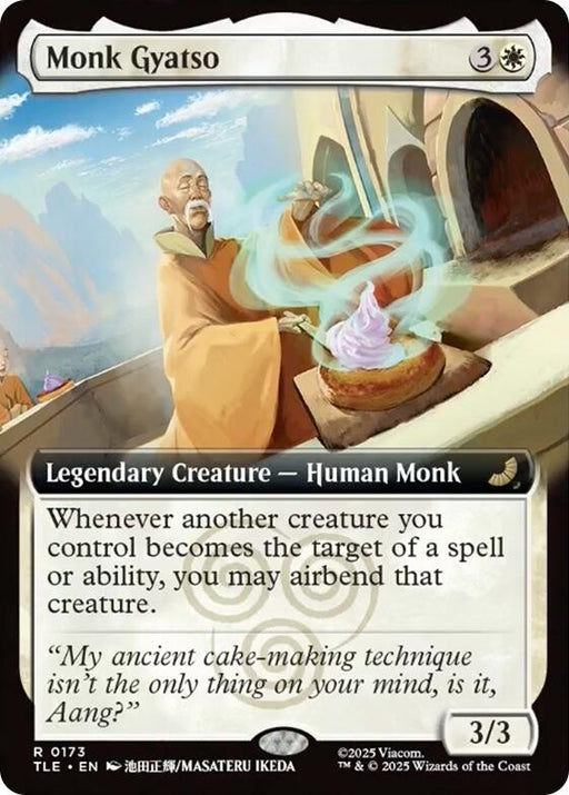Image for Monk Gyatso (Extended Art) (173) (Foil) [Avatar: The Last Airbender: Eternal-Legal] - Magic: The Gathering