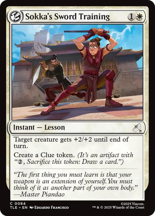 Image for Sokka's Sword Training (84) [Avatar: The Last Airbender: Eternal-Legal] - Magic: The Gathering
