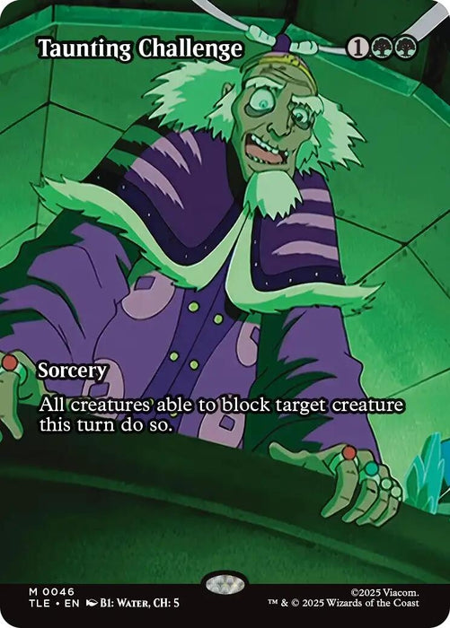 Image for Taunting Challenge (Borderless) (46) [Avatar: The Last Airbender: Eternal-Legal] - Magic: The Gathering