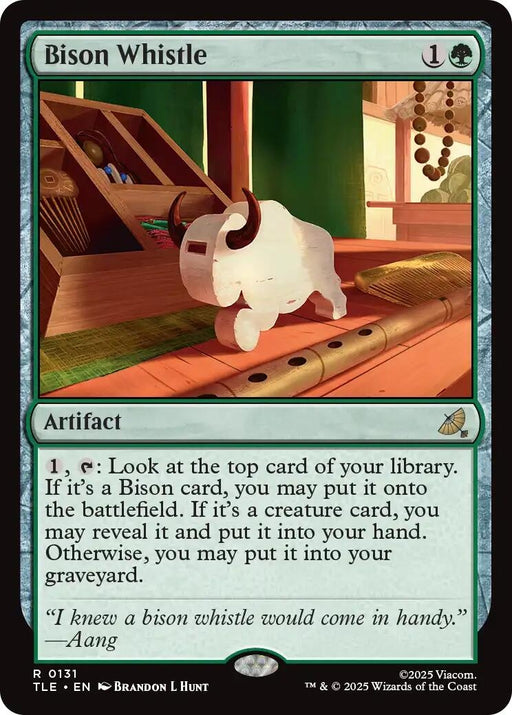 Image for Bison Whistle (131) (Foil) [Avatar: The Last Airbender: Eternal-Legal] - Magic: The Gathering