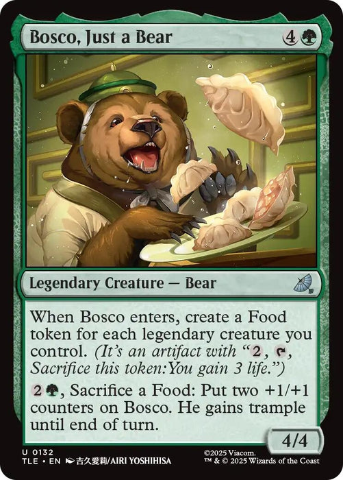 Image for Bosco, Just a Bear (132) [Avatar: The Last Airbender: Eternal-Legal] - Magic: The Gathering