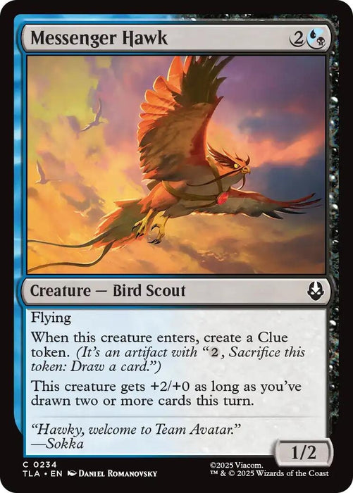Image for Messenger Hawk (234) [Avatar: The Last Airbender] - Magic: The Gathering