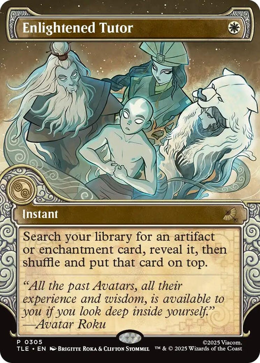 Image for Enlightened Tutor (Showcase) (305) [Avatar: The Last Airbender: Eternal-Legal] - Magic: The Gathering
