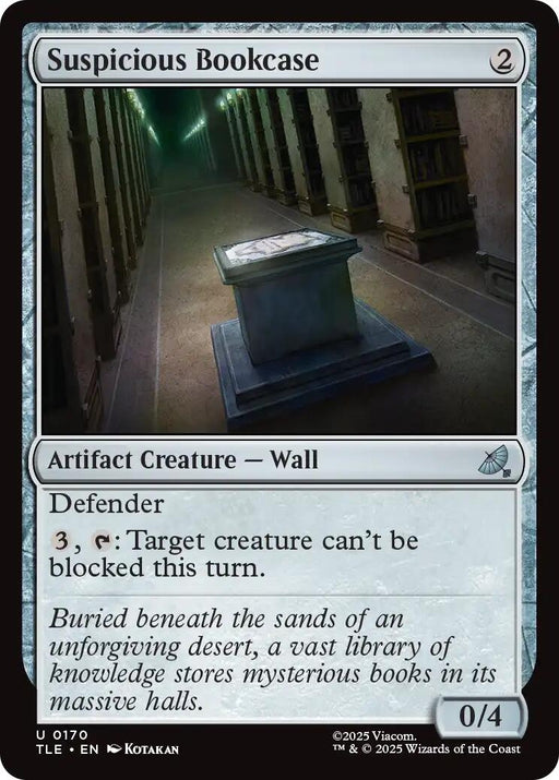 Image for Suspicious Bookcase (170) (Foil) [Avatar: The Last Airbender: Eternal-Legal] - Magic: The Gathering
