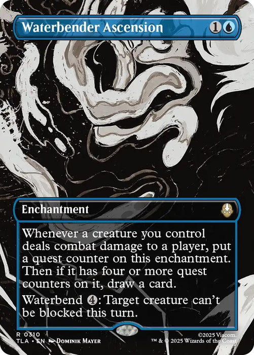 Image for Waterbender Ascension (Borderless) (310) [Avatar: The Last Airbender] - Magic: The Gathering