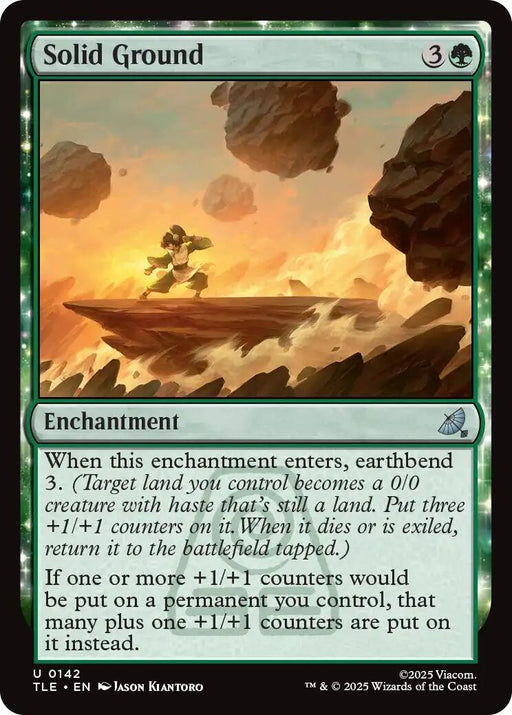 Image for Solid Ground (142) (Foil) [Avatar: The Last Airbender: Eternal-Legal] - Magic: The Gathering