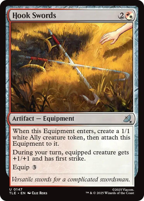 Image for Hook Swords (147) (Foil) [Avatar: The Last Airbender: Eternal-Legal] - Magic: The Gathering