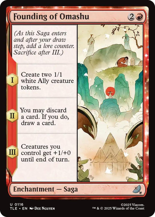 Image for Founding of Omashu (116) (Foil) [Avatar: The Last Airbender: Eternal-Legal] - Magic: The Gathering