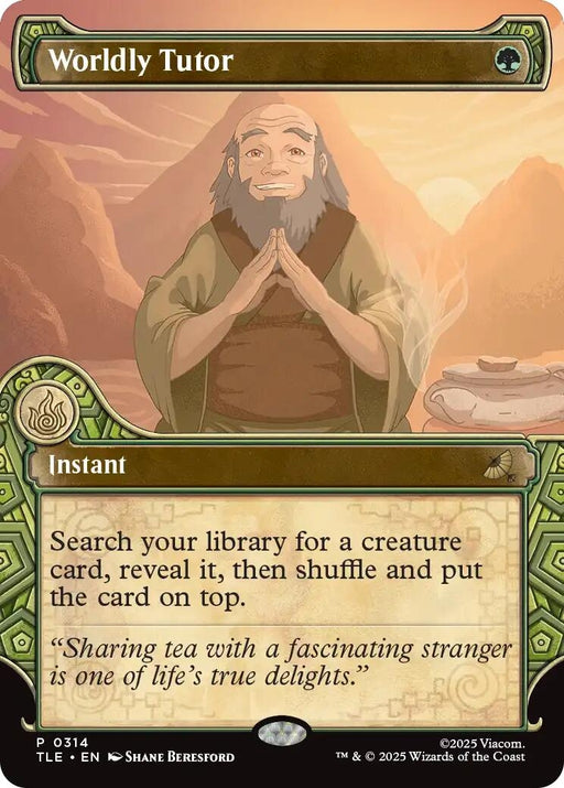 Image for Worldly Tutor (Showcase) (314) [Avatar: The Last Airbender: Eternal-Legal] - Magic: The Gathering
