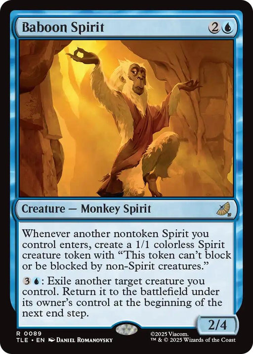 Image for Baboon Spirit (89) [Avatar: The Last Airbender: Eternal-Legal] - Magic: The Gathering