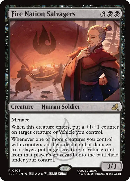 Image for Fire Nation Salvagers (106) (Foil) [Avatar: The Last Airbender: Eternal-Legal] - Magic: The Gathering
