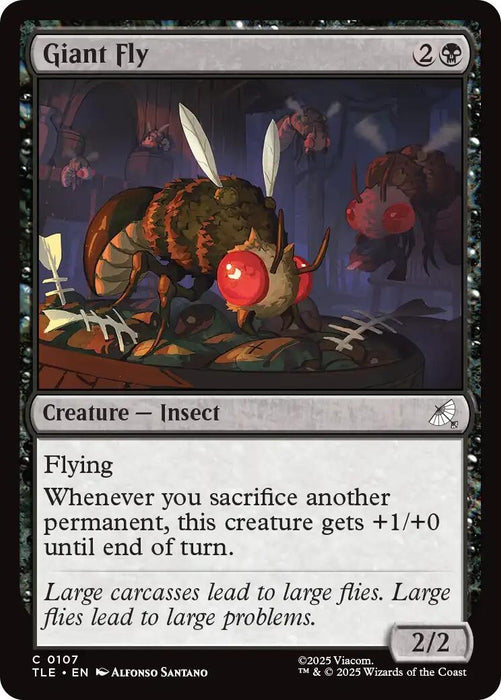 Image for Giant Fly (107) (Foil) [Avatar: The Last Airbender: Eternal-Legal] - Magic: The Gathering