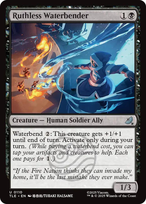 Image for Ruthless Waterbender (110) (Foil) [Avatar: The Last Airbender: Eternal-Legal] - Magic: The Gathering