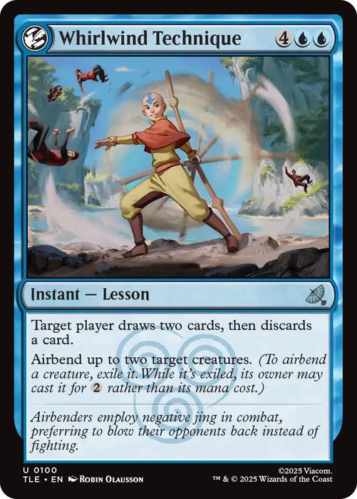 Image for Whirlwind Technique (100) (Foil) [Avatar: The Last Airbender: Eternal-Legal] - Magic: The Gathering