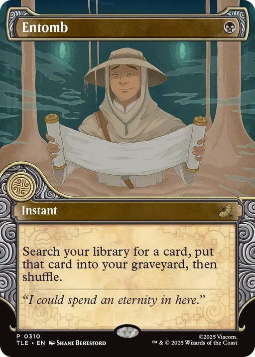 Image for Entomb (Showcase) (310) [Avatar: The Last Airbender: Eternal-Legal] - Magic: The Gathering