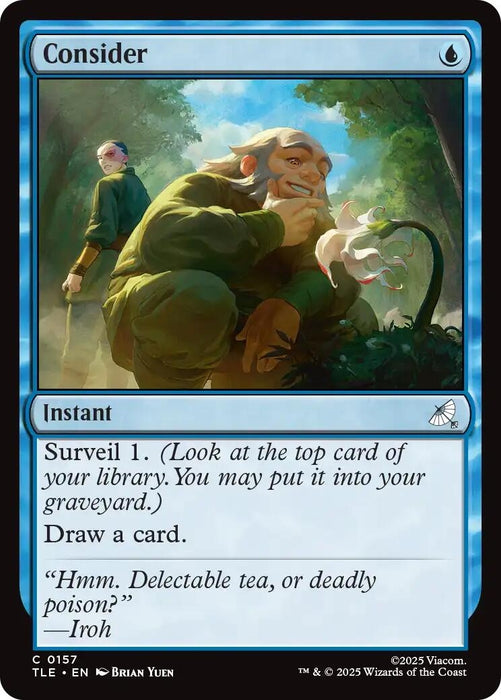 Image for Consider (157) (Foil) [Avatar: The Last Airbender: Eternal-Legal] - Magic: The Gathering