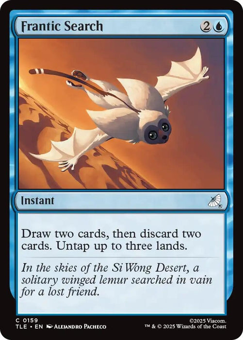 Image for Frantic Search (159) [Avatar: The Last Airbender: Eternal-Legal] - Magic: The Gathering