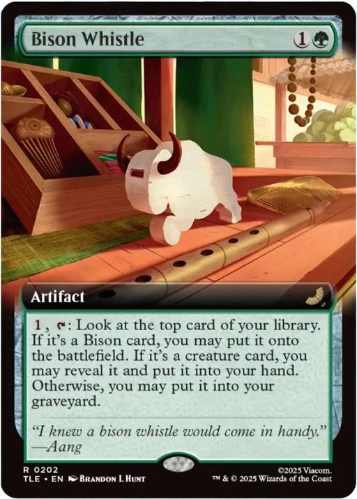 Image for Bison Whistle (Extended Art) (202) [Avatar: The Last Airbender: Eternal-Legal] - Magic: The Gathering