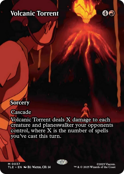 Image for Volcanic Torrent (Borderless) (37) (Foil) [Avatar: The Last Airbender: Eternal-Legal] - Magic: The Gathering