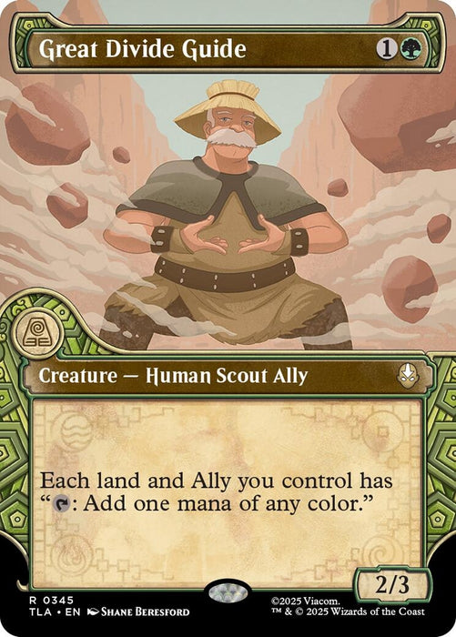 Image for Great Divide Guide (Showcase) (345) (Foil) [Avatar: The Last Airbender] - Magic: The Gathering