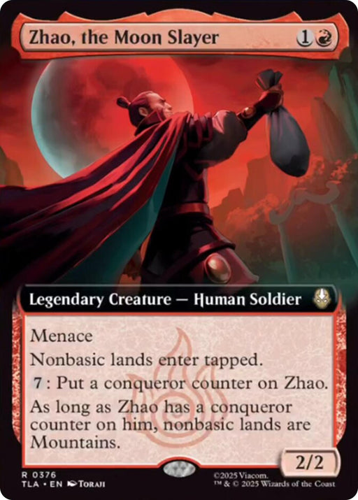 Image for Zhao, the Moon Slayer (Extended Art) (376) [Avatar: The Last Airbender] - Magic: The Gathering