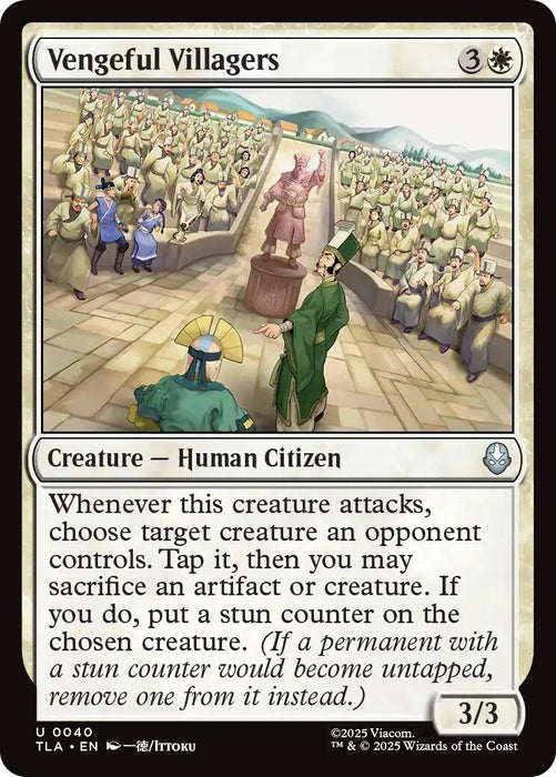 Image for Vengeful Villagers (40) [Avatar: The Last Airbender] - Magic: The Gathering