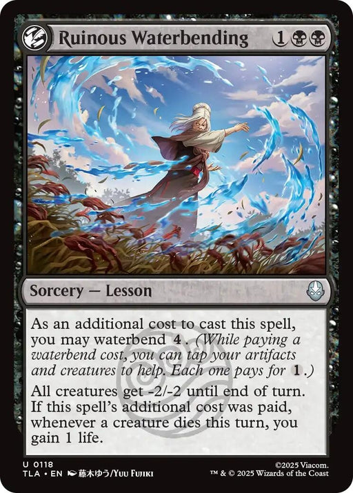Image for Ruinous Waterbending (118) (Foil) [Avatar: The Last Airbender] - Magic: The Gathering