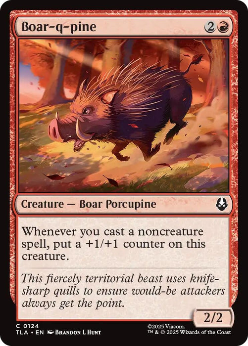 Image for Boar-q-pine (124) [Avatar: The Last Airbender] - Magic: The Gathering