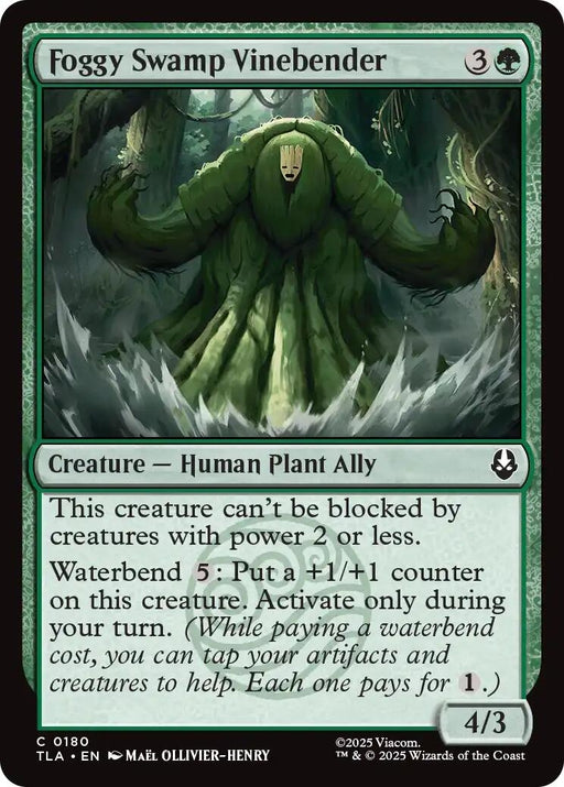 Image for Foggy Swamp Vinebender (180) (Foil) [Avatar: The Last Airbender] - Magic: The Gathering