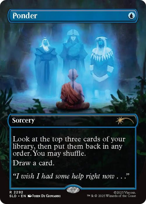 Image for Ponder (2292) (2292) [Secret Lair Drop Series] - Magic: The Gathering
