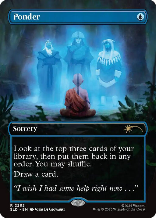 Image for Ponder (2292) (2292) [Secret Lair Drop Series] - Magic: The Gathering