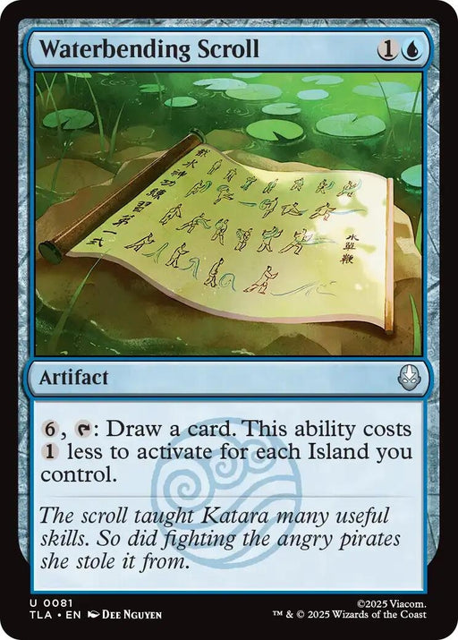 Image for Waterbending Scroll (81) (Foil) [Avatar: The Last Airbender] - Magic: The Gathering