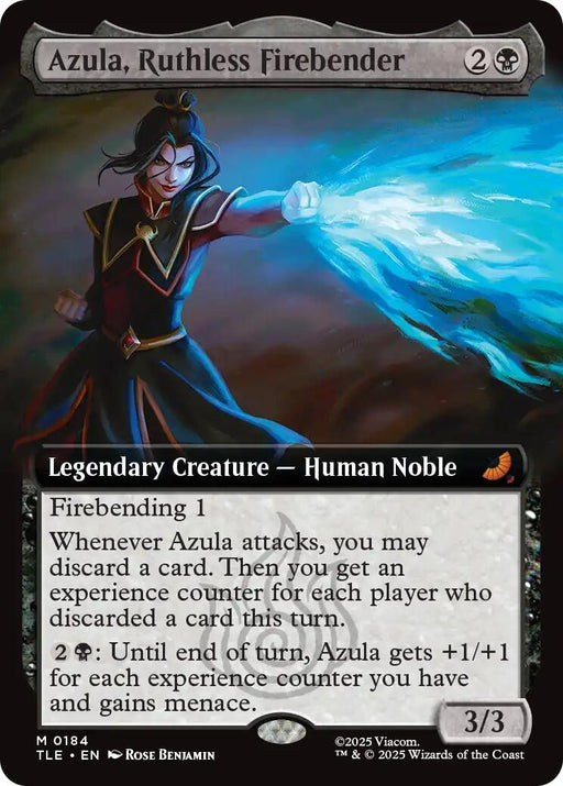 Image for Azula, Ruthless Firebender (Extended Art) (184) (Foil) [Avatar: The Last Airbender: Eternal-Legal] - Magic: The Gathering
