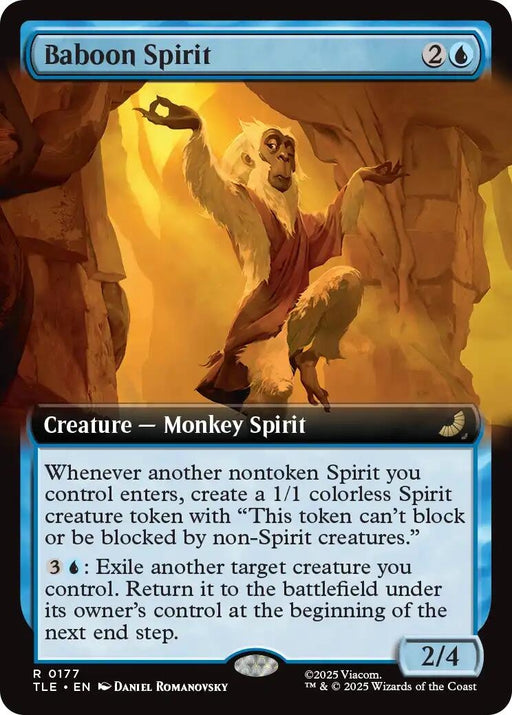 Image for Baboon Spirit (Extended Art) (177) (Foil) [Avatar: The Last Airbender: Eternal-Legal] - Magic: The Gathering