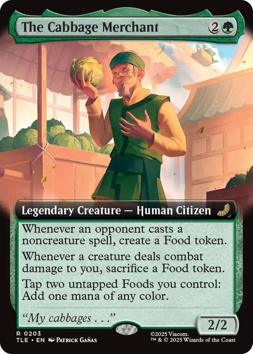 Image for The Cabbage Merchant (Extended Art) (203) [Avatar: The Last Airbender: Eternal-Legal] - Magic: The Gathering