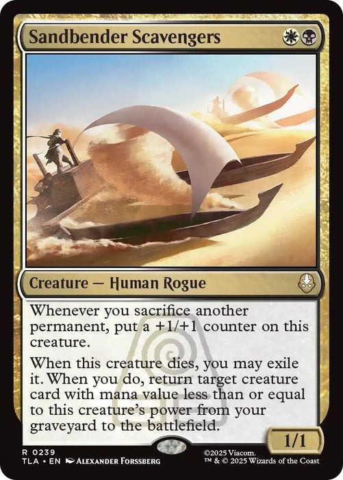 Sandbender Scavengers (239) (Foil) [Avatar: The Last Airbender]