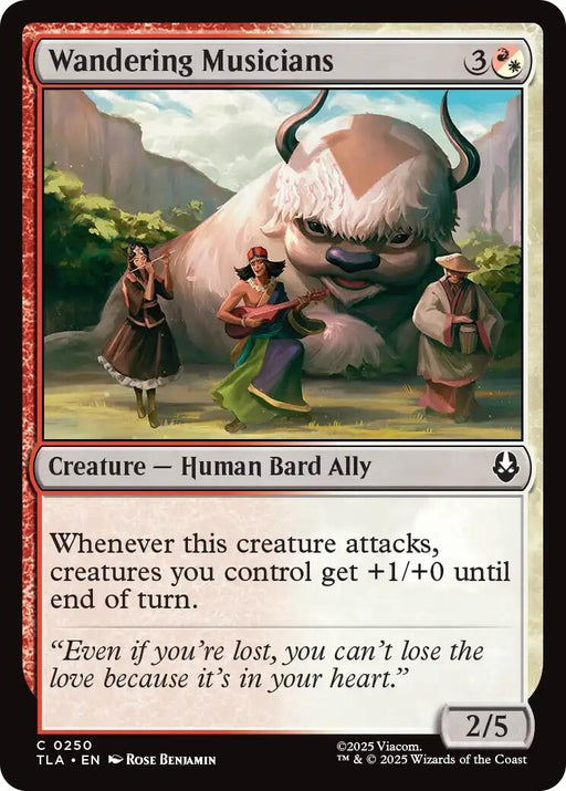 Image for Wandering Musicians (250) (Foil) [Avatar: The Last Airbender] - Magic: The Gathering